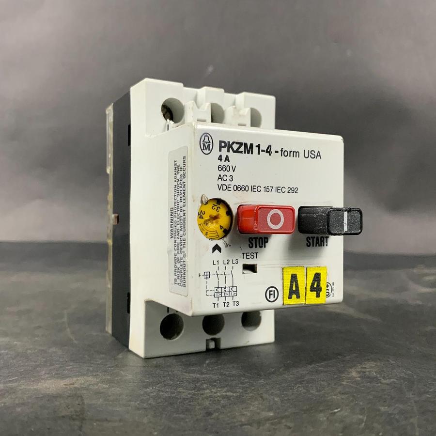 Used KLOCKNER MOELLER PKZM 1-4 MOTOR STARTER ($30 OBO)
