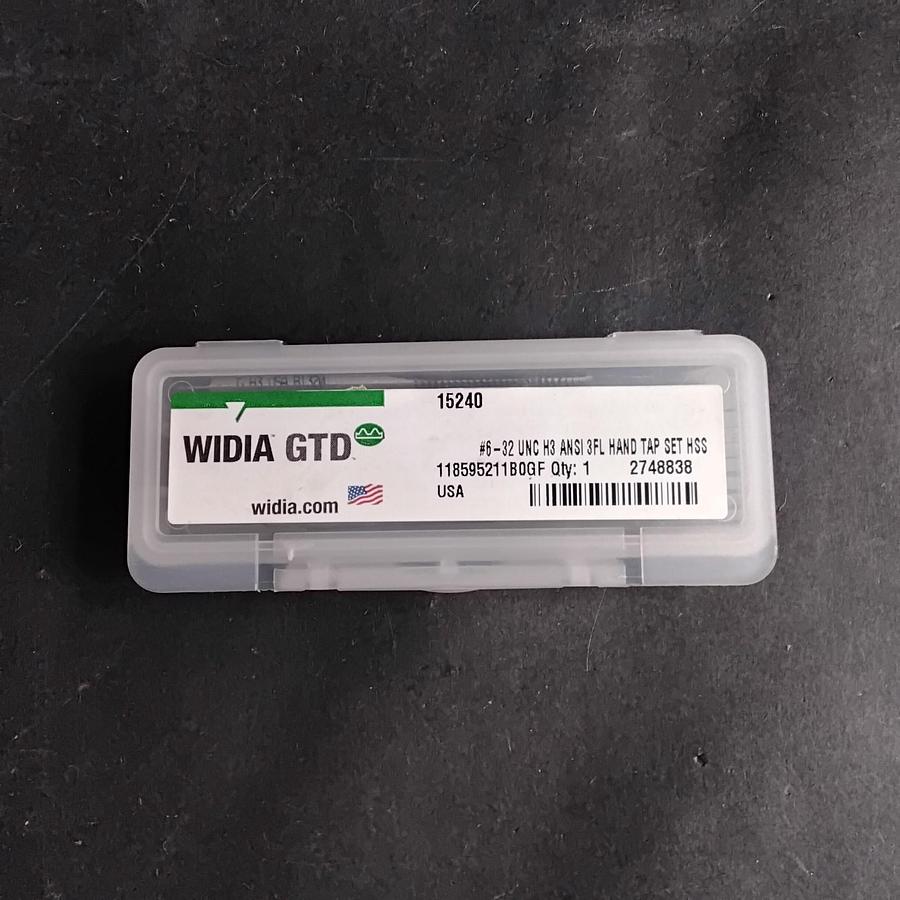 Used WIDIA 15240 6-32 UNC HSS HAND TAP - SET OF 3 ($25 OBO)