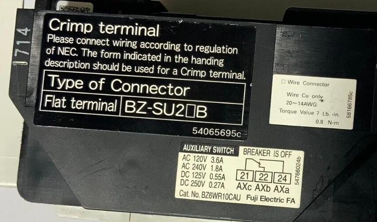 Used FUJI BW50RAGU-2P003 ($100 OBO)