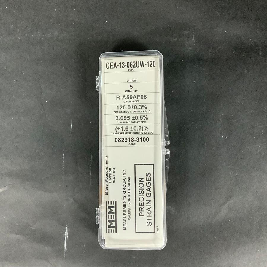 MICRO-MEASUREMENTS CEA-13-062UW-120 PRECISION STRAIN GAUGE - LOT OF 4 ($20 OBO)