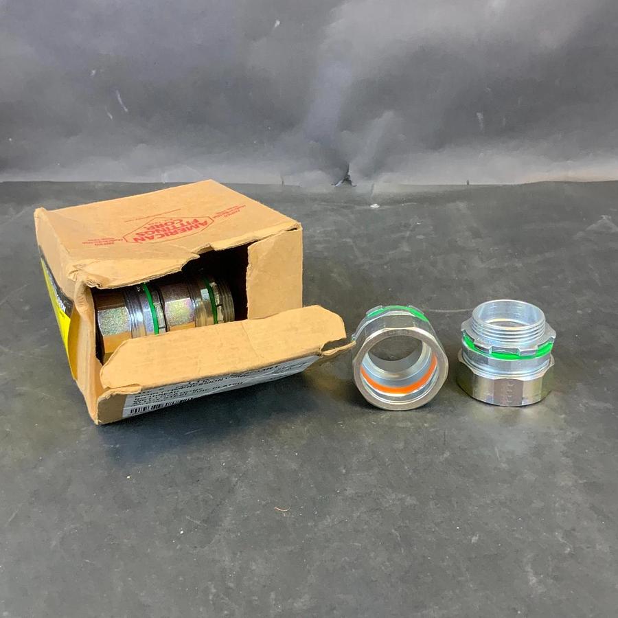 AMFICO NT2753RT 1-1/4" RIGID COMPRESSION CONNECTOR - BOX OF 5 ($45 OBO)