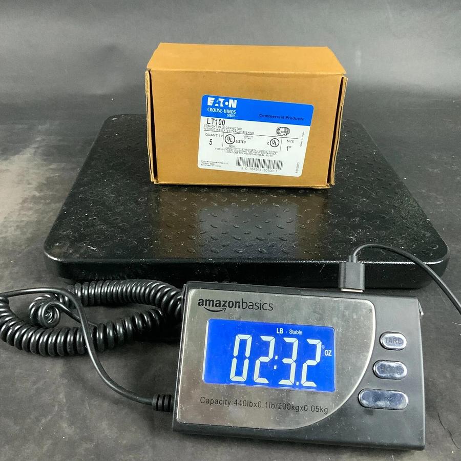 EATON LT100 1” STRAIGHT MALE CONNECTOR - SET OF 5 ($25 OBO)