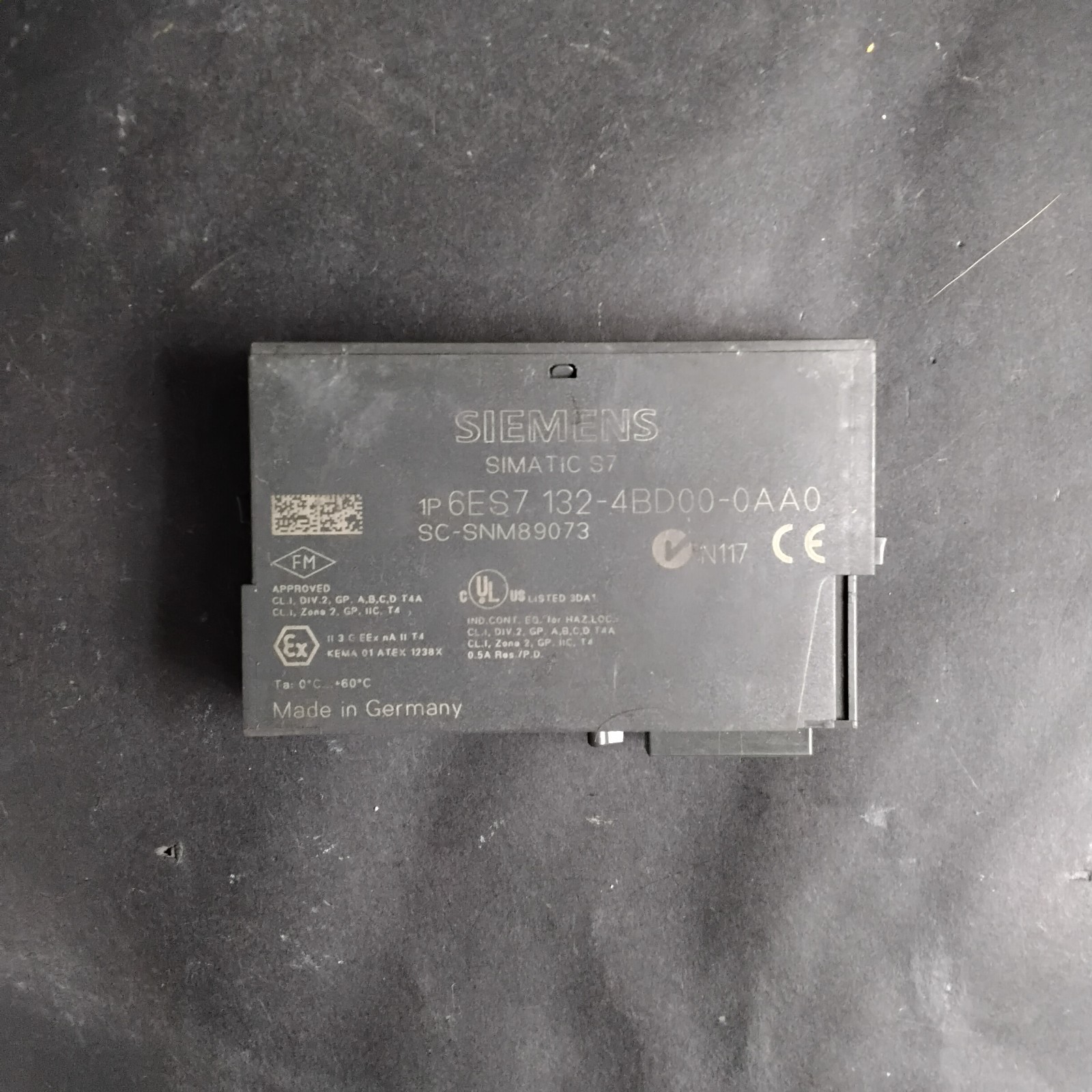 Used SIEMENS 6ES7 132-4BD00-0AA0 OUTPUT MODULE ($12 OBO)
