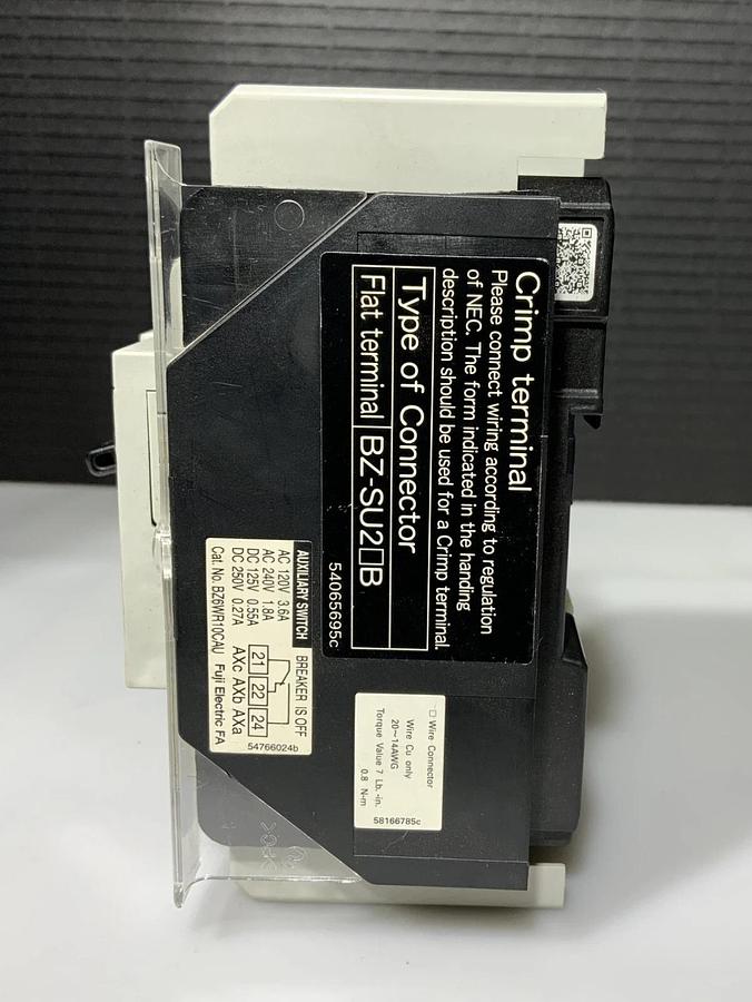 Used FUJI BW50RAGU-2P003 CIRCUIT BREAKER