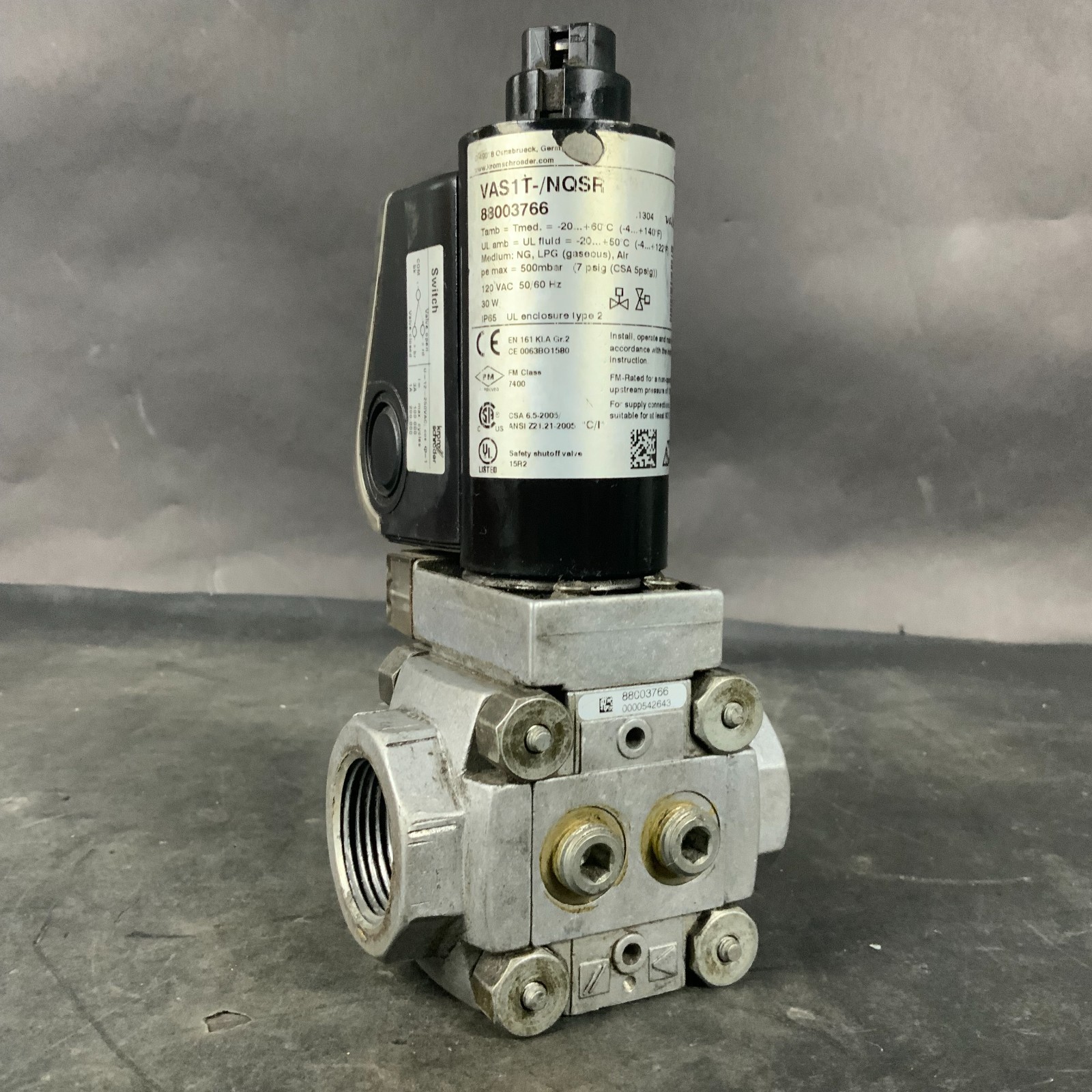 Used KROM SCHRODER VAS1T-/NQSR SOLENOID VALVE ($250 OBO)