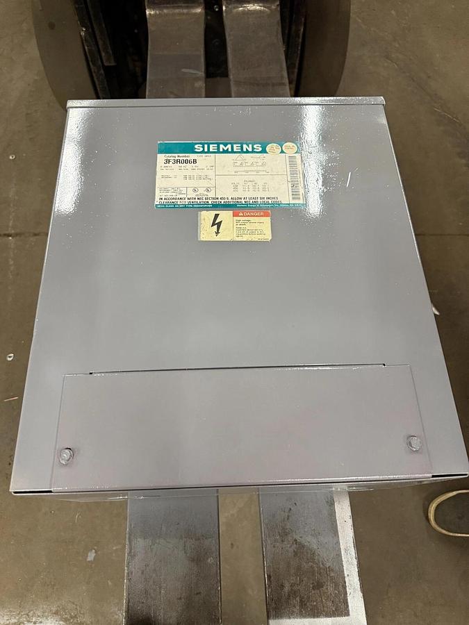 Refurbished Siemens - 3F3R006B - 6.00kVA Transformer ($500 OBO)