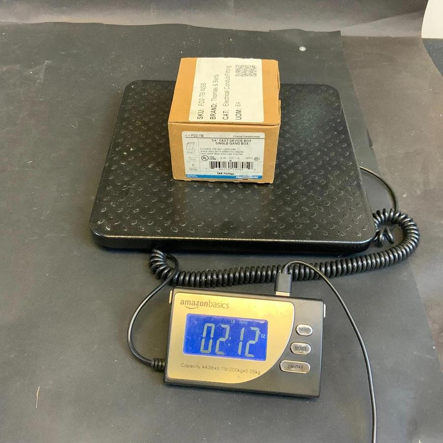 THOMAS & BETTS FD2-TB 3/4” CAST DEVICE BOX ($30 OBO)