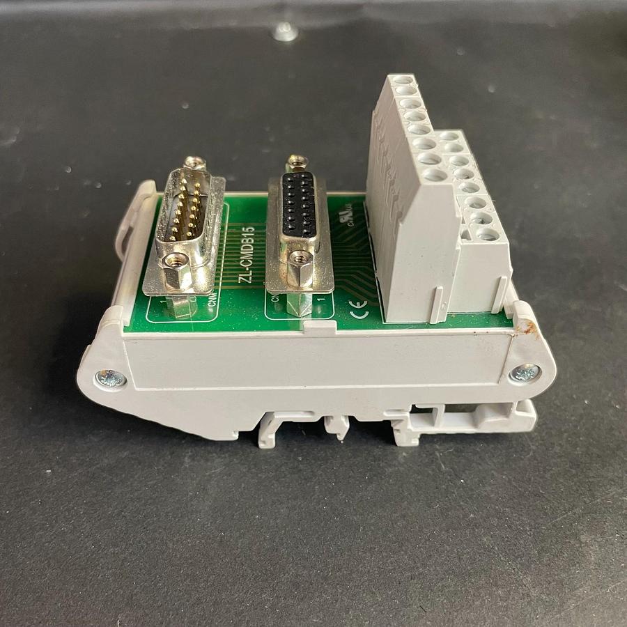 Used ZIPLINK ZL-CMDB15 CONNECTOR MOD 15-PIN MALE&FEMALE D-SUB TERMINAL BLOCK OEM PART