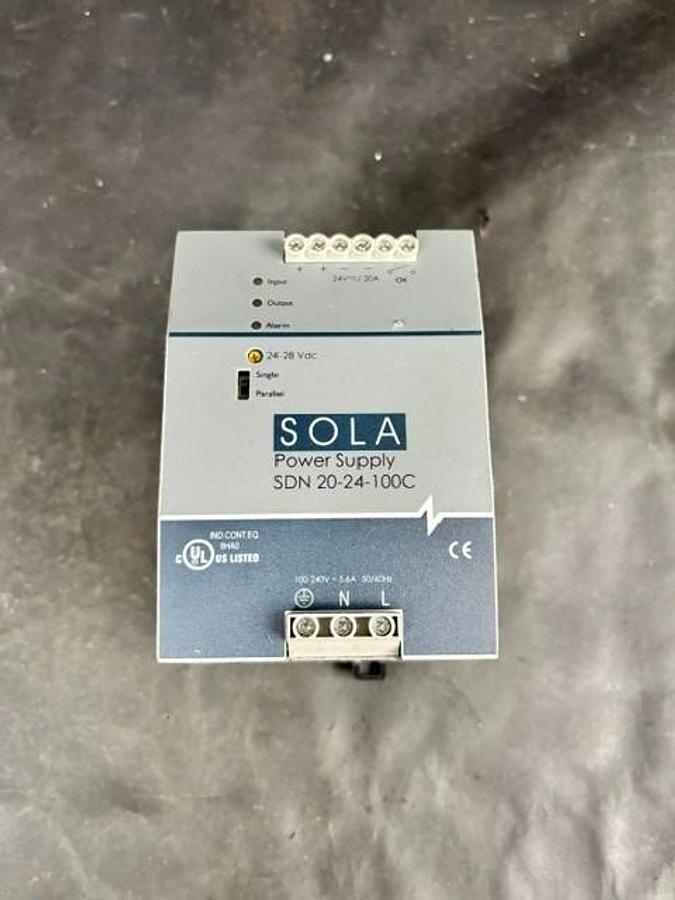 Used EMERSON SOLA SDN 20-24-100C POWER SUPPLY