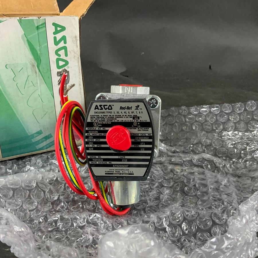 ASCO EF8210G087 1/2” SOLENOID VALVE ($325 OBO)