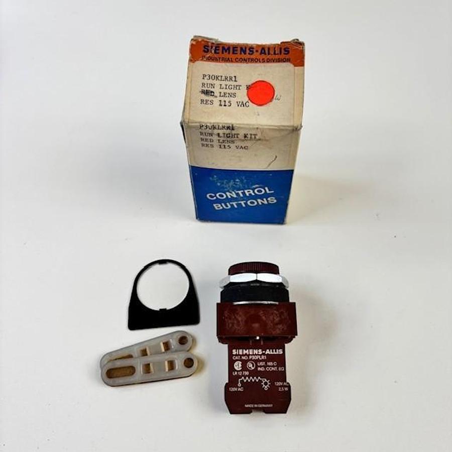 Used SIEMENS-ALLIS P30PLR1 RED PILOT LIGHT