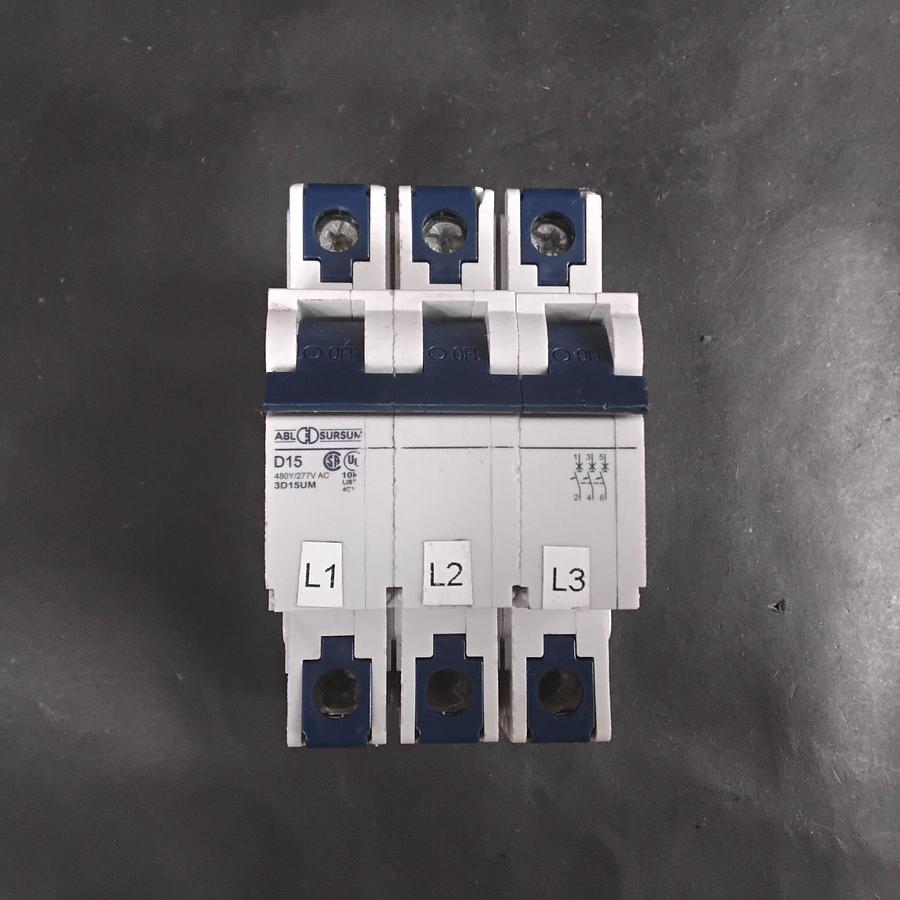 Used ALTECH ABL SURSUM 3D15UM CIRCUIT BREAKER ($45 OBO)