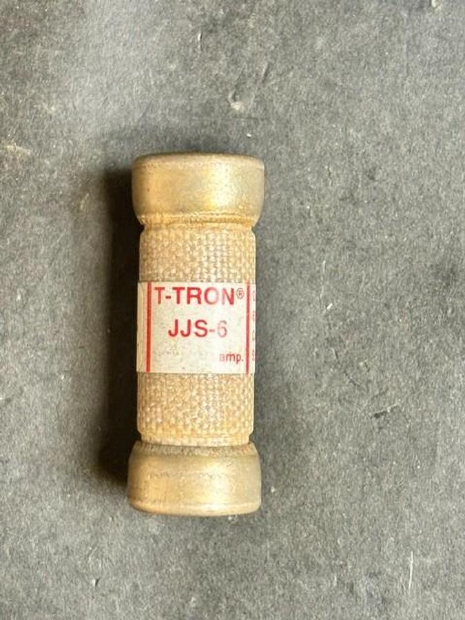 Used COOPER BUSSMANN JJS-6 T-TRON FUSE