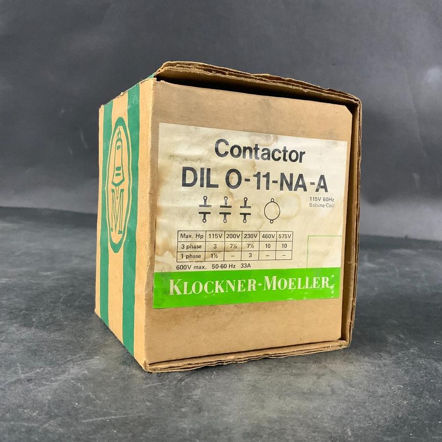 Used KLOCKNER MOELLER DIL0-11-NA CONTACTOR ($40 OBO)