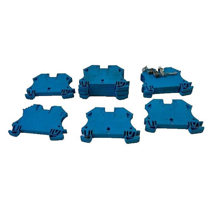 Used ALLEN BRADLEY 492-J4 BLUE TERMINAL BLOCKS 9PCS