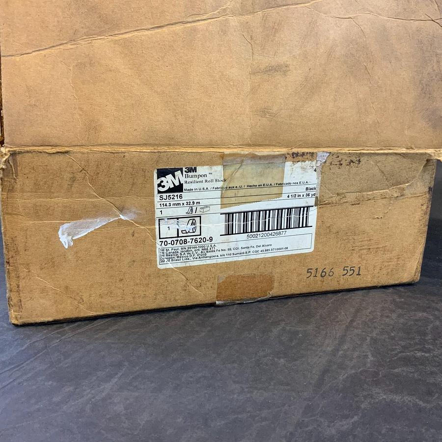 Used 3M BUMPON RESILIENT ROLLSTOCK SJ5216 4.5" x 36 YARDS ($500 OBO)