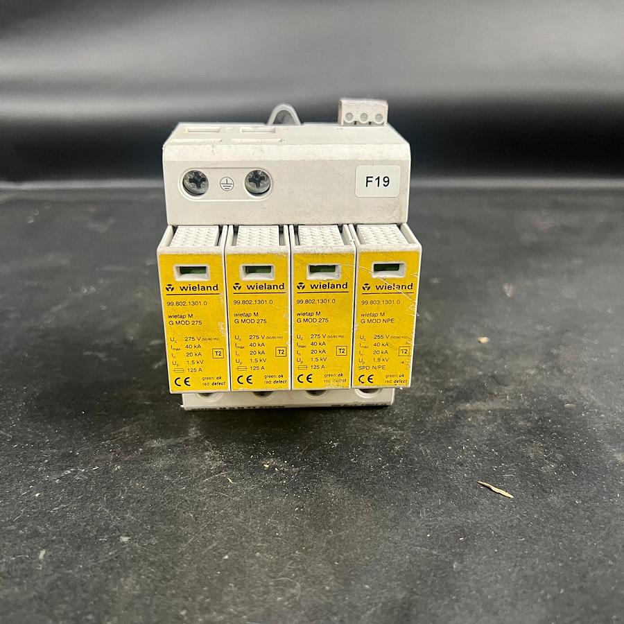 Used WIELAND 99.801.1301.0 OVER VOLTAGE PROTECTOR ($25 OBO)