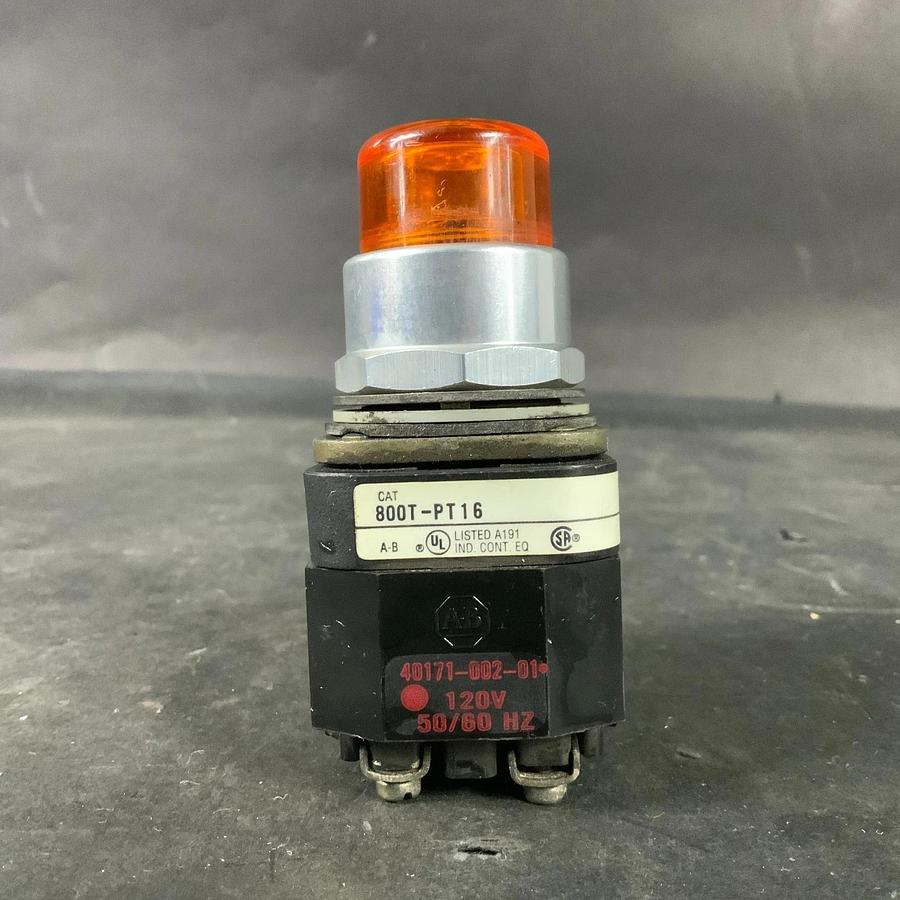Used ALLEN BRADLEY 800T-PT16 AMBER PUSHBUTTON ($30 OBO)