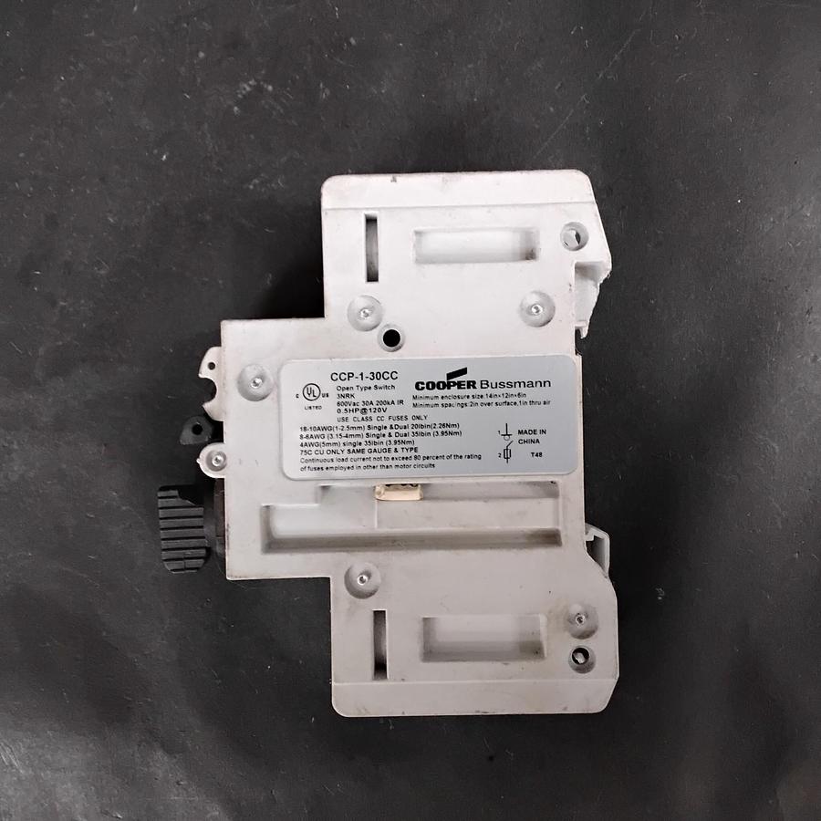 Used BUSSMANN CCP-1-30CC CIRCUIT BREAKER ($15 OBO)