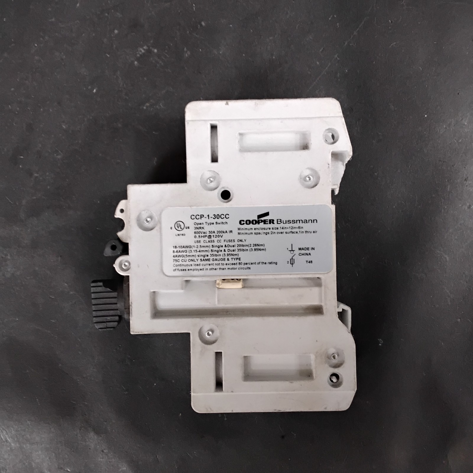 Used BUSSMANN CCP-1-30CC CIRCUIT BREAKER ($15 OBO)