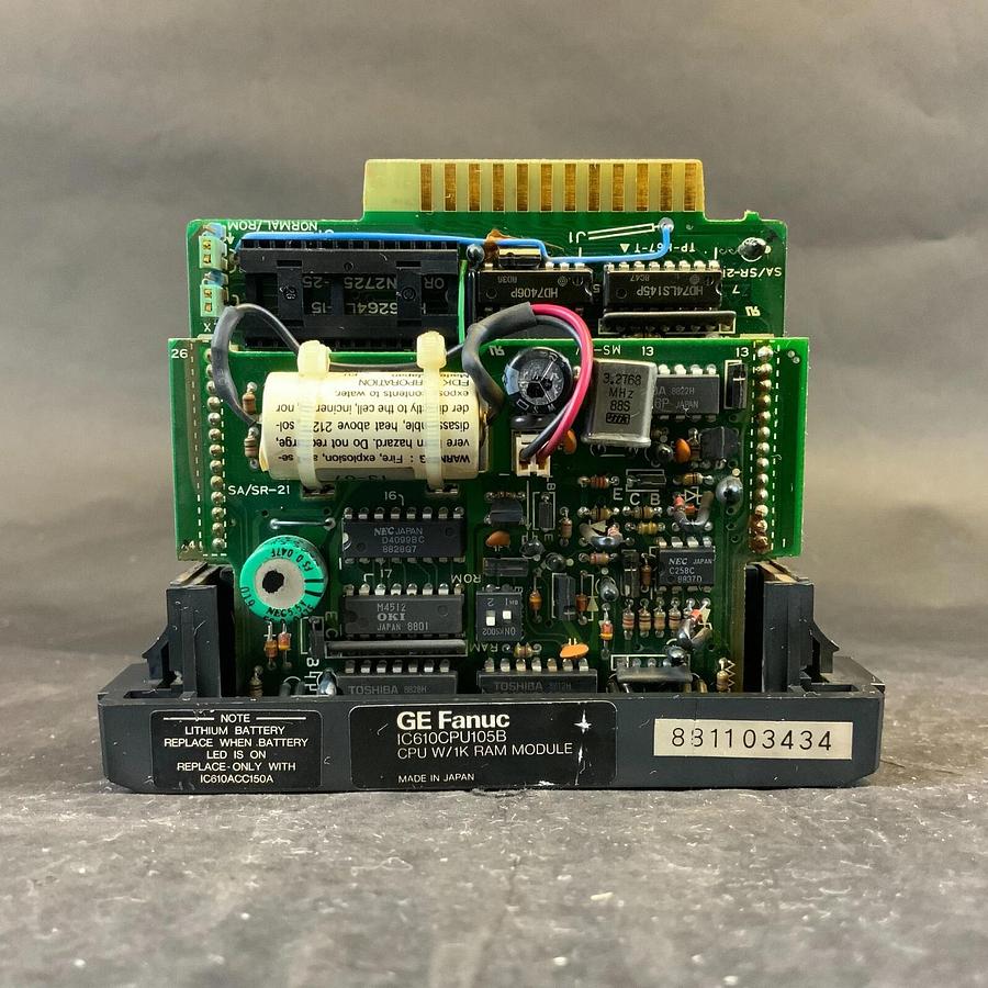 Used GE FANUC IC610CPU105B CPU W/ 1K RAM MODULE ($20 OBO)