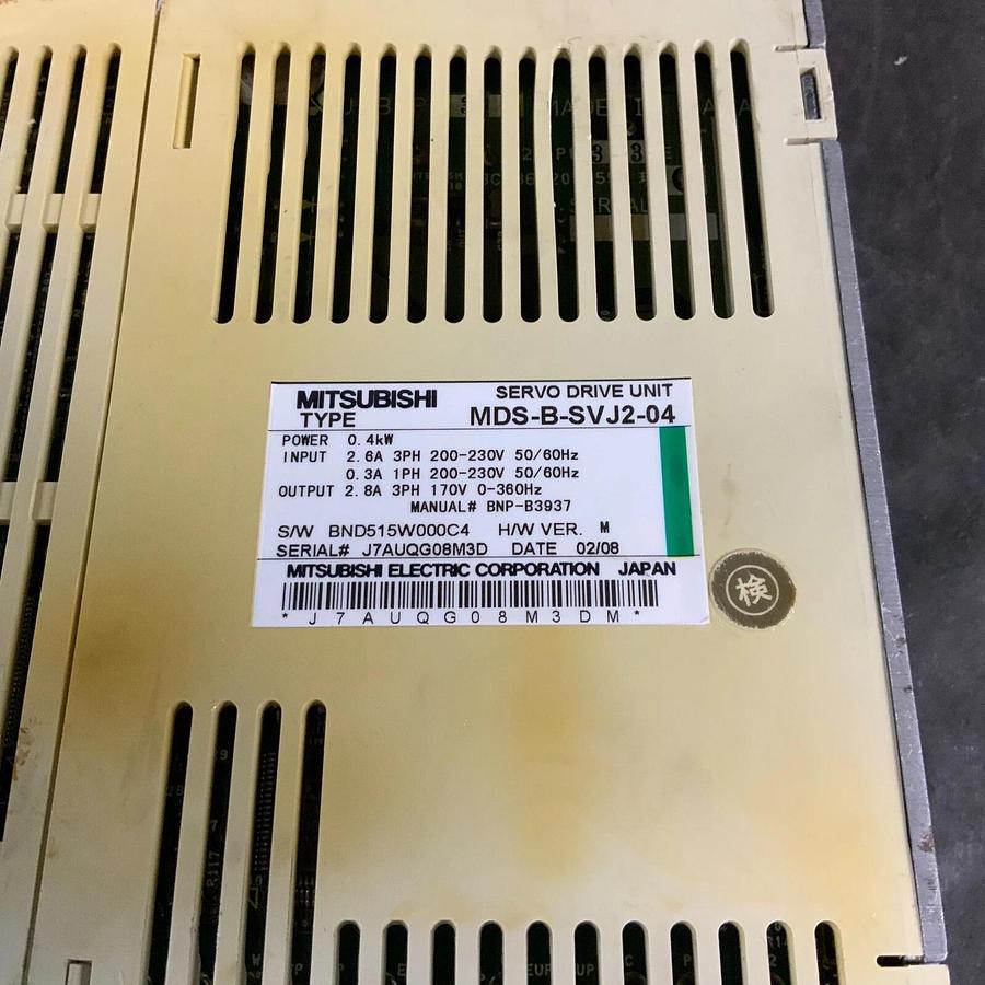 Used MITSUBISHI MDS-B-SVJ2-04 SERVO DRIVE ($180 OBO)