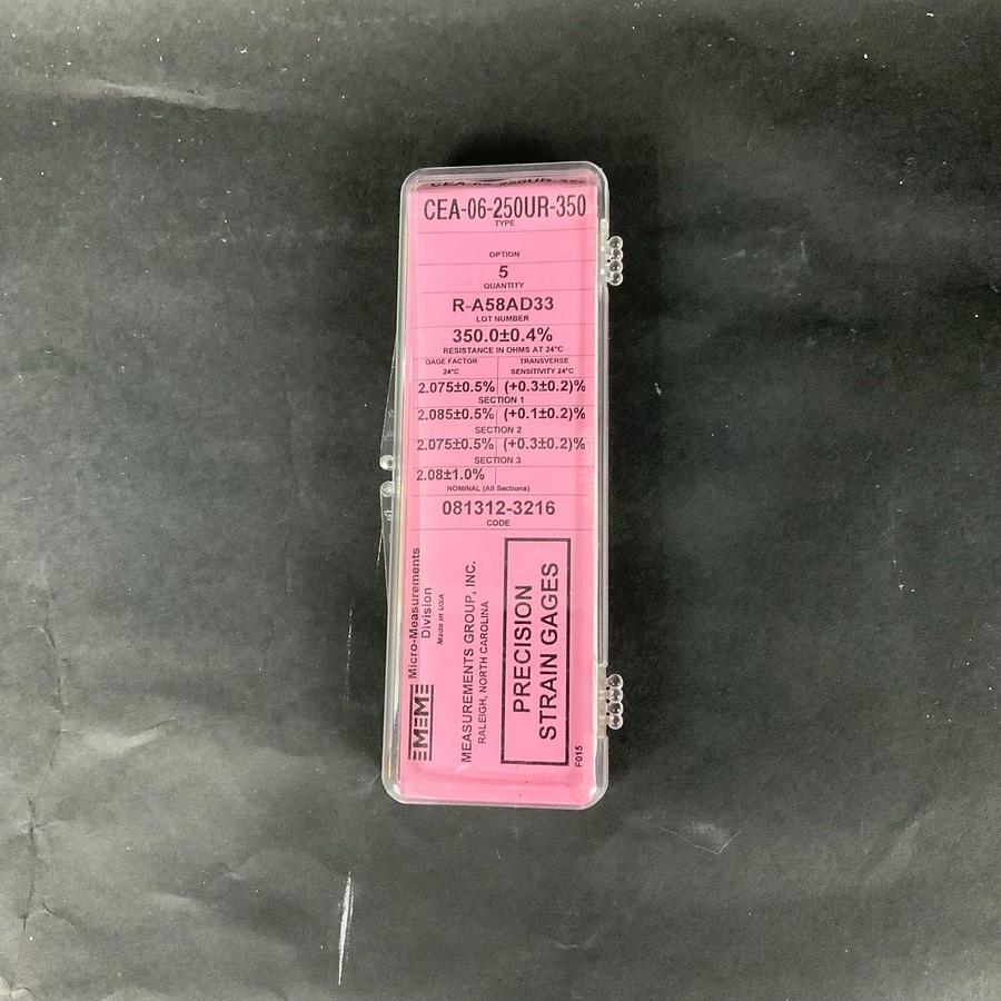 MICRO-MEASUREMENTS CEA-06-250UR-350 PRECISION STRAIN GAUGE - 1 UNIT ($5 OBO)
