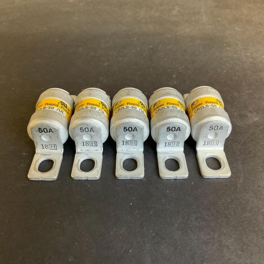 FUJI ELECTRIC CR2LS-50 SUPER RAPID FUSE - SET OF 5 ($60 OBO)