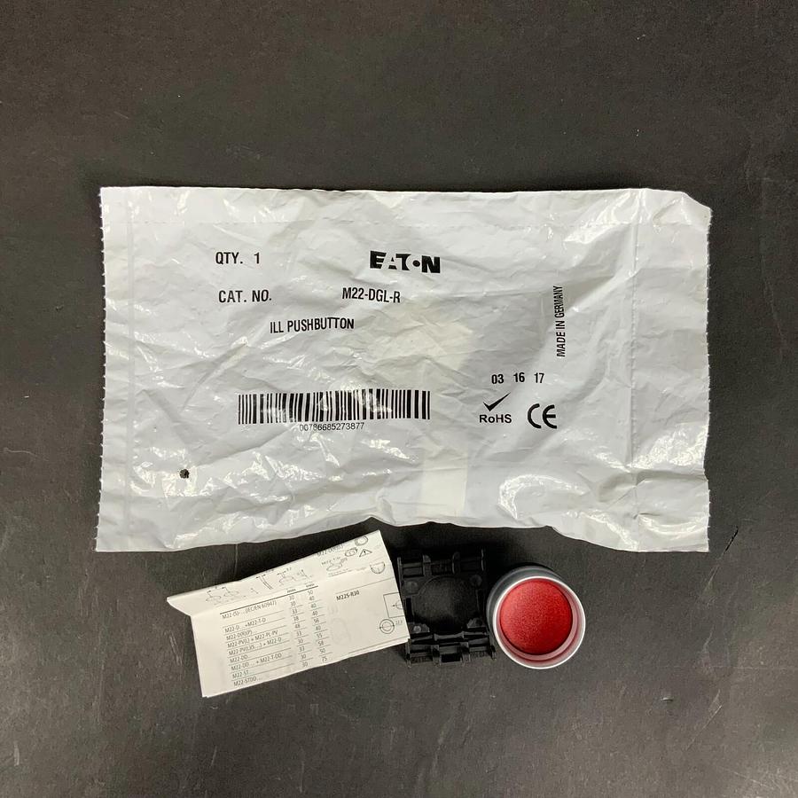 EATON M22-DGL-R INDICATOR BUTTON - NEW ($11.50 OBO)