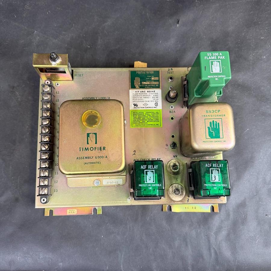 Used PROTECTOFIER 6642-VBT FLAME MONITOR