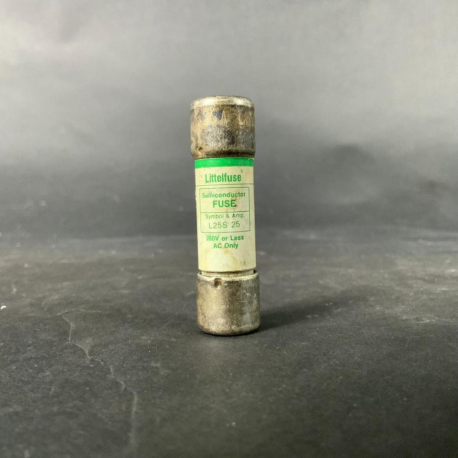 Used LITTELFUSE L25S25 SEMICONDUCTOR FUSE ($15 OBO)