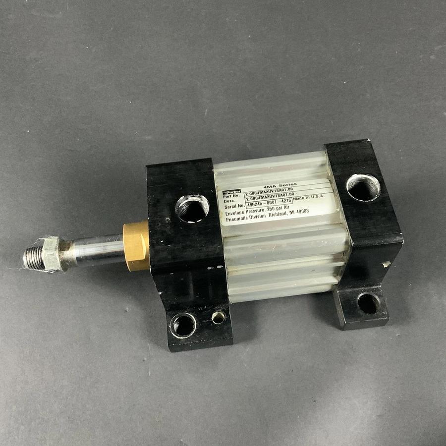 Used PARKER 2.00C4MA2UV18A01.00 PNEUMATIC CYLINDER ($160 OBO)