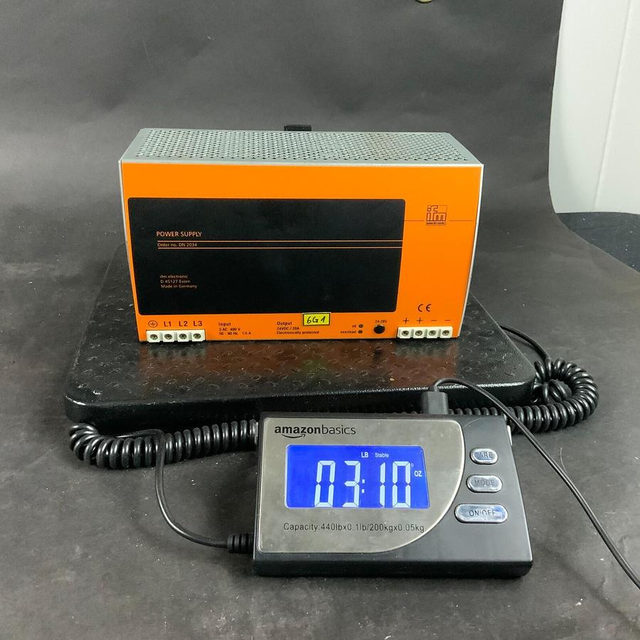 Used IFM ELECTRONIC DN 2034 POWER SUPPLY ($400 OBO)
