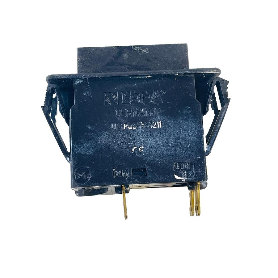 Used E-T-A 3120-F323-P7T1-W02D DOUBLE POLE THERMAL CIRCUIT BREAKER 15A 240VAC 50VDC