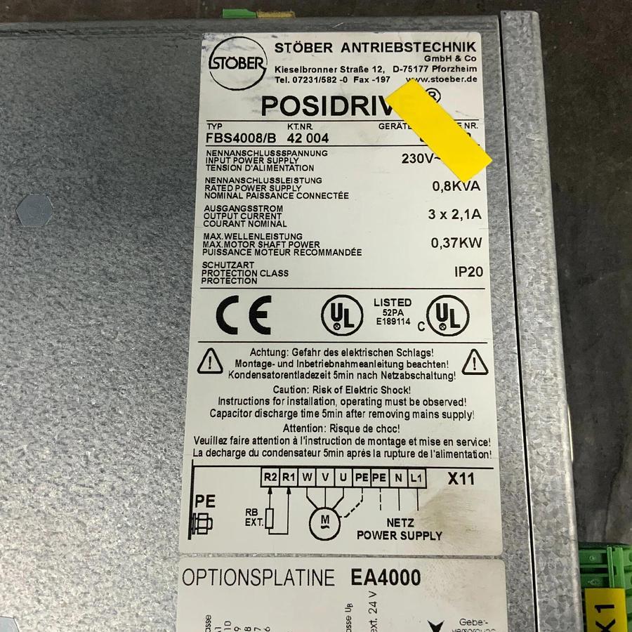 STOBER FBS4008/B POSIDRIVE ($1,000 OBO)