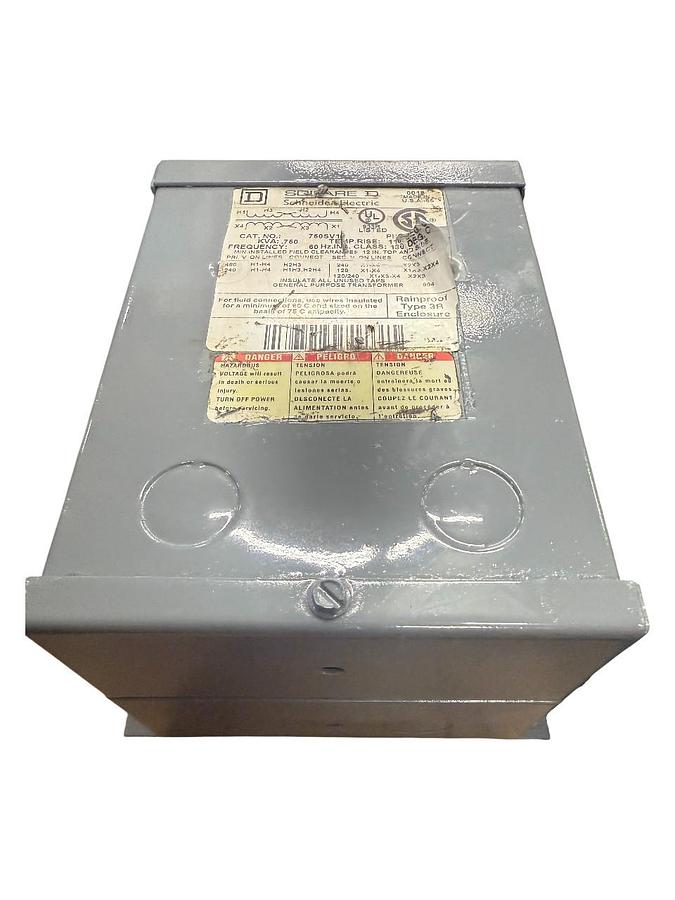 Used Square D CAT. NO. 760SV1F Transformer -  0.75 kVA - ($80 OBO)