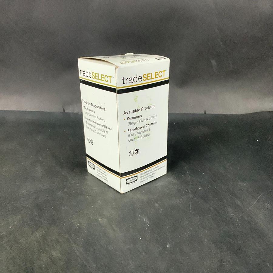 Used HUBBELL TRADESELECT RAY10PW SINGLE-POLE PRESET DIMMER ($40 OBO)