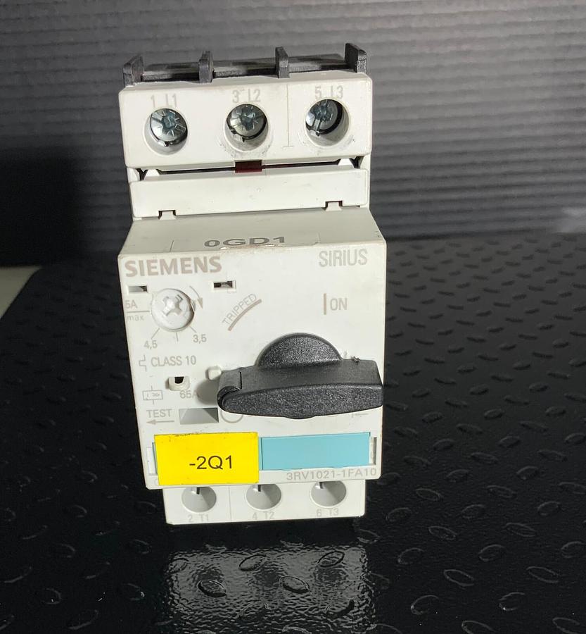 Used SIEMENS 3RV1021-1FA10 ($79.99/EACH OBO)