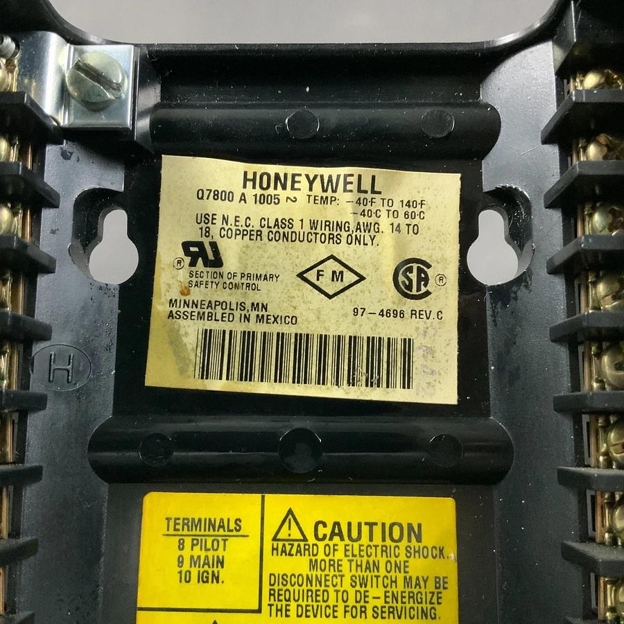Used HONEYWELL Q7800A1005 SUBBASE ($25 OBO)
