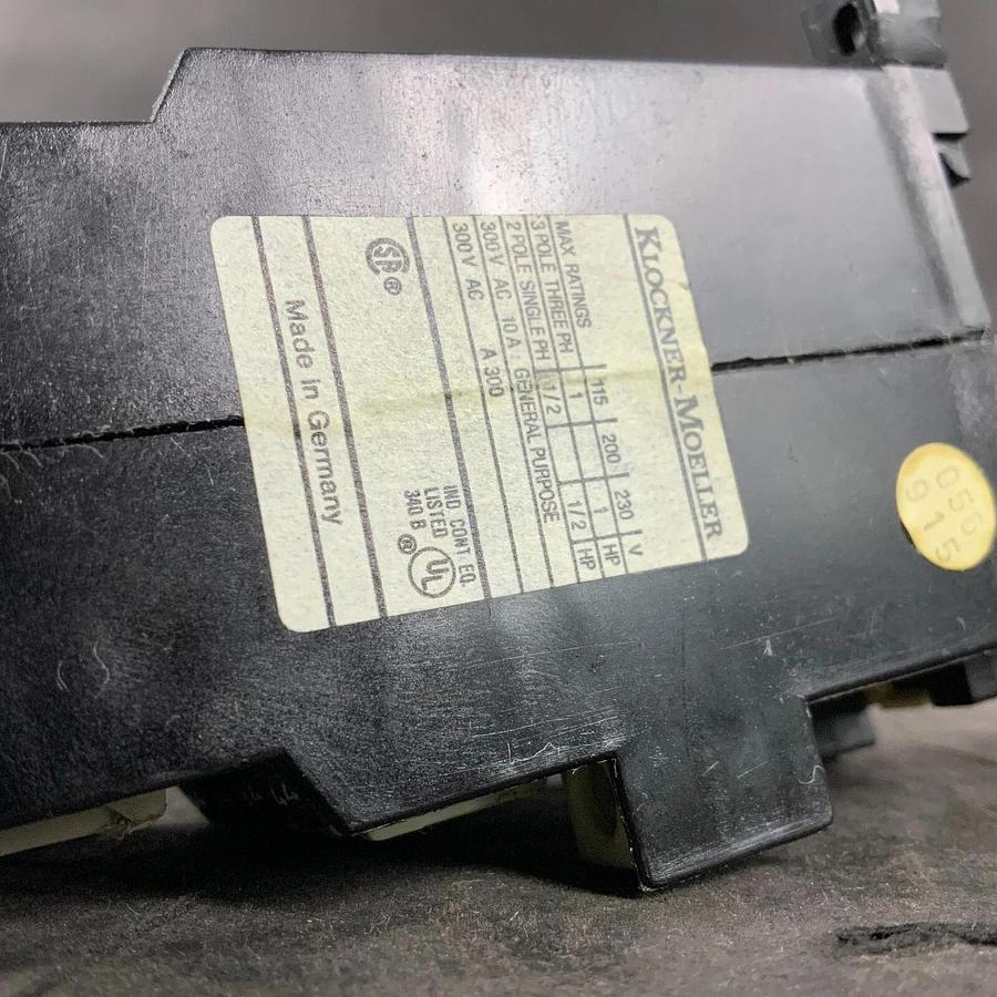 Used KLOCKNER MOELLER DIL08-62-NA CONTACTOR ($35 OBO)