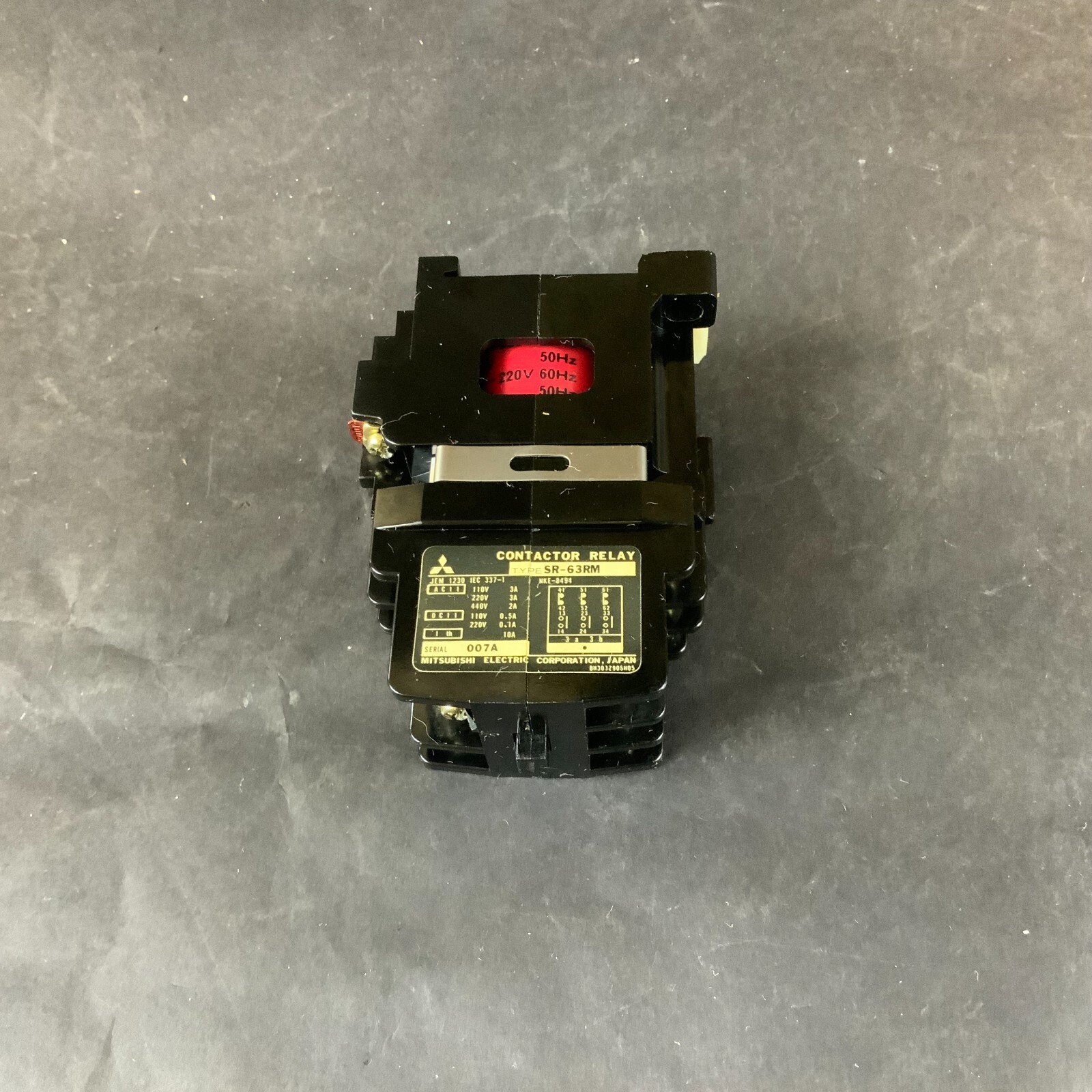 Used MITSUBISHI SR-63RM CONTACTOR RELAY ($20 OBO)