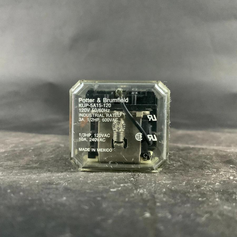 POTTER & BRUMFIELD KUP-5A15-120 RELAY ($15 OBO)