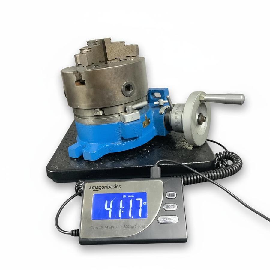 Used YUASA 550-046 6" ROTARY TABLE WITH 3-JAW CHUCK | EXCELLENT REFURBISHED |