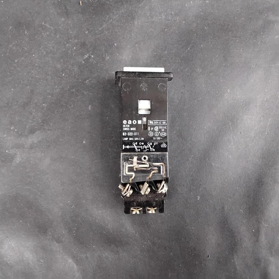 Used EAO 02-322-011 INDUSTRIAL SWITCH ($18 OBO)