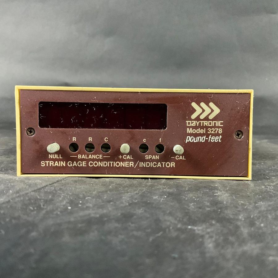 DAYTRONIC STRAIN GAGE CONDITIONER/INDICATOR ($350 OBO)