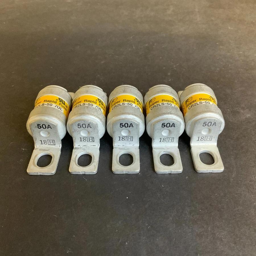 FUJI ELECTRIC CR2LS-50 SUPER RAPID FUSE - SET OF 5 ($60 OBO)