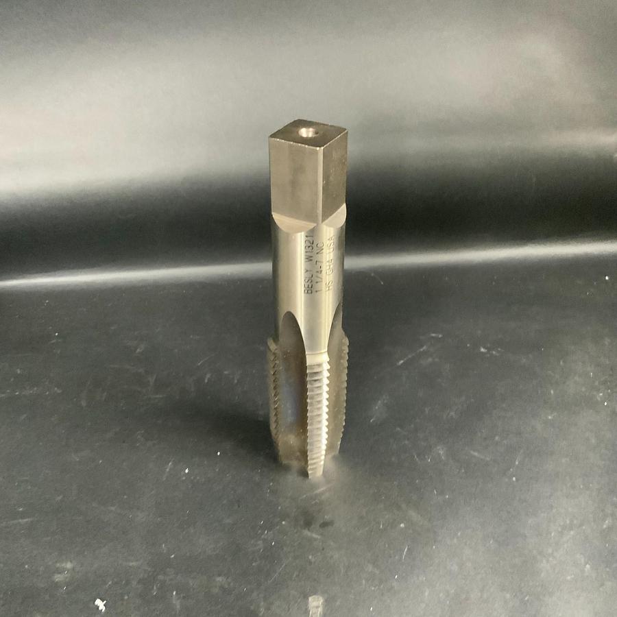 BESLY 4111 1-1/4-7 W1321 13385 NC 4-FLUTE GH4 PLUG HAND TAP ($40 OBO)