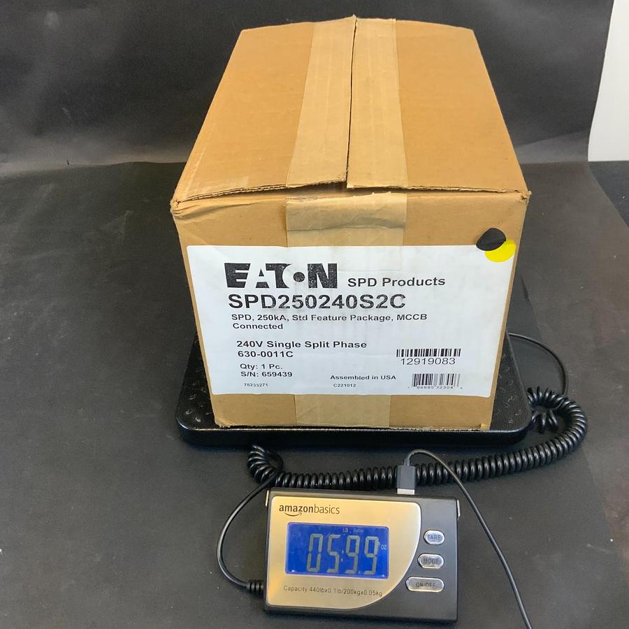 EATON SPD250240S2C SURGE PROTECTION DEVICE 250KA 240V SINGLE SPLIT | BRAND NEW |