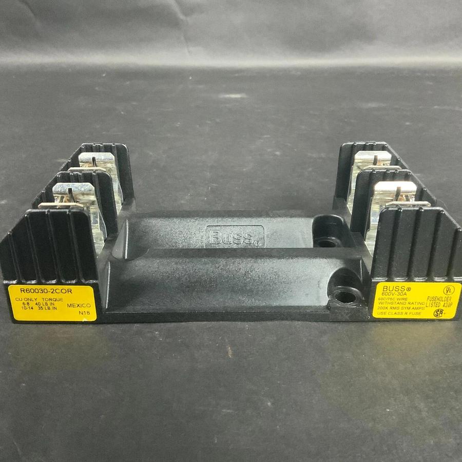 BUSSMANN R60030-2COR FUSE BLOCK ($12 OBO) - NEW NO BOX