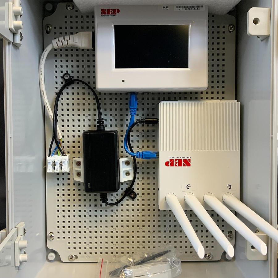NORTHERN ELECTRIC GATEWAY BDG-256(P3) W/ NEMA ENCLOSURE + WIFI ROUTER ($370 OBO)